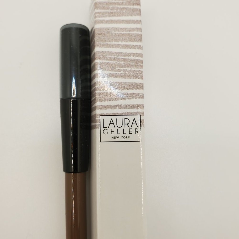 🌈 Laura Geller Brow Gel Pencil + Built in Sharpener Brush in Charcoal BNIB - Picture 5 of 16